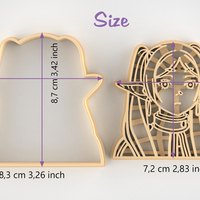 Frieren from “Sousou no Frieren” Cookie Cutter - STL file - Thumbnail 7