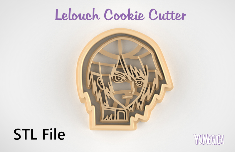 Lelouch from “Code Geass” Cookie Cutter - STL file