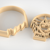 Lelouch from “Code Geass” Cookie Cutter - STL file - Thumbnail 4
