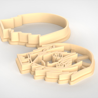 Lelouch from “Code Geass” Cookie Cutter - STL file - Thumbnail 5