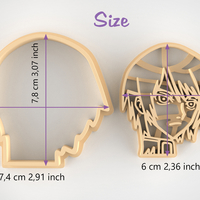 Lelouch from “Code Geass” Cookie Cutter - STL file - Thumbnail 7