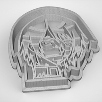Lelouch from “Code Geass” Cookie Cutter - STL file - Thumbnail 9