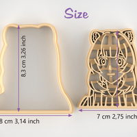 Raphtalia  from “The Rising of the Shield Hero” Cookie Cutter - Thumbnail 7