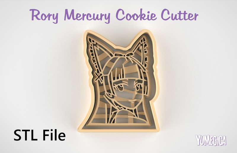 Rory Mercury from  “Gate” Cookie Cutter - STL file
