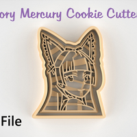 Rory Mercury from  “Gate” Cookie Cutter - STL file - Thumbnail 6