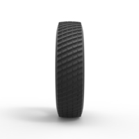 Semi truck pulling tire Scale 1:25 - Thumbnail 4