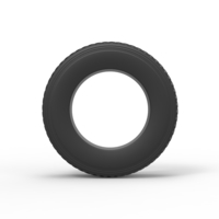 Semi truck pulling tire Scale 1:25 - Thumbnail 5