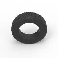 Semi truck pulling tire Scale 1:25 - Thumbnail 6