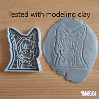 Rory Mercury from  “Gate” Cookie Cutter - STL file - Thumbnail 11