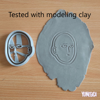 Saitama from “One Punch Man” Cookie Cutter - STL file - Thumbnail 11