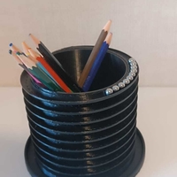 Small Spiral Pen Organizer 3D Printing 574856