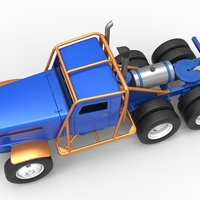 Vintage GATR Racing Semi truck Scale 1:25 - Thumbnail 4