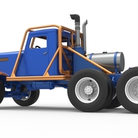 Vintage GATR Racing Semi truck Scale 1:25 - Thumbnail 11