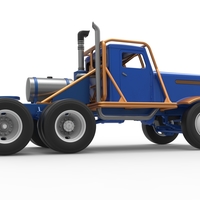 Vintage GATR Racing Semi truck Scale 1:25 - Thumbnail 14