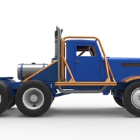 Vintage GATR Racing Semi truck Scale 1:25 - Thumbnail 15