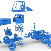 Vintage GATR Racing Semi truck Scale 1:25 - Thumbnail 24