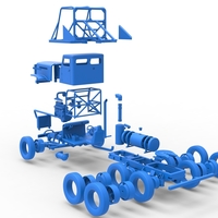 Vintage GATR Racing Semi truck Scale 1:25 - Thumbnail 25