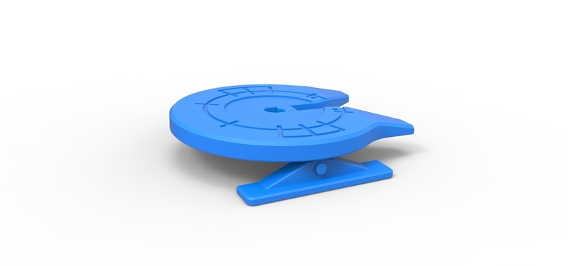 Fifth wheel of Semi truck Scale 1:25