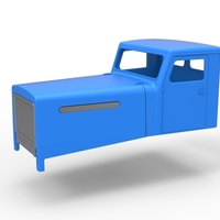 Cab of Vintage GATR Racing Semi truck Scale 1:25 - Thumbnail 1