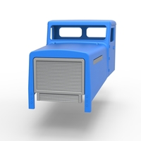 Cab of Vintage GATR Racing Semi truck Scale 1:25 - Thumbnail 4