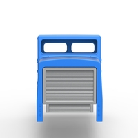 Cab of Vintage GATR Racing Semi truck Scale 1:25 - Thumbnail 5