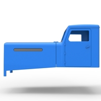 Cab of Vintage GATR Racing Semi truck Scale 1:25 - Thumbnail 7