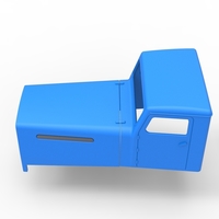 Cab of Vintage GATR Racing Semi truck Scale 1:25 - Thumbnail 8