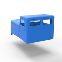 Cab of Vintage GATR Racing Semi truck Scale 1:25 - Thumbnail 11