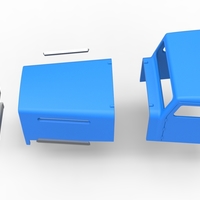 Cab of Vintage GATR Racing Semi truck Scale 1:25 - Thumbnail 15