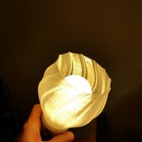 Wavy Twist Pendant Light Shade - Thumbnail 2