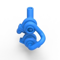 Turbocharger Version 2 Scale 1:25 - Thumbnail 4