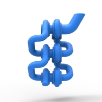 Turbocharger Version 3 Scale 1:25 - Thumbnail 6