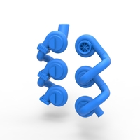 Turbocharger Version 3 Scale 1:25 - Thumbnail 12