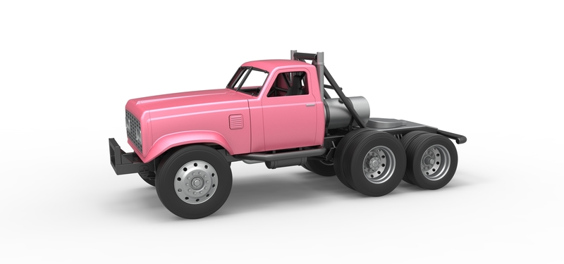 Vintage GATR Racing Semi truck Version 3 Scale 1:25