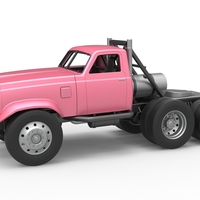 Vintage GATR Racing Semi truck Version 3 Scale 1:25 - Thumbnail 1