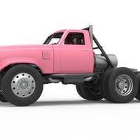 Vintage GATR Racing Semi truck Version 3 Scale 1:25 - Thumbnail 2