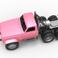 Vintage GATR Racing Semi truck Version 3 Scale 1:25 - Thumbnail 4