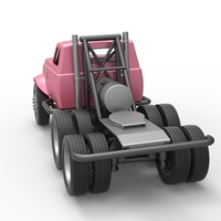 Vintage GATR Racing Semi truck Version 3 Scale 1:25 - Thumbnail 10