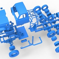 Vintage GATR Racing Semi truck Version 3 Scale 1:25 - Thumbnail 15