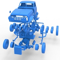 Vintage GATR Racing Semi truck Version 3 Scale 1:25 - Thumbnail 16