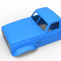 Cab of Vintage GATR Racing Semi truck Version 3 Scale 1:25 - Thumbnail 2