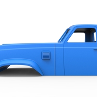 Cab of Vintage GATR Racing Semi truck Version 3 Scale 1:25 - Thumbnail 5