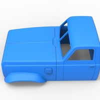 Cab of Vintage GATR Racing Semi truck Version 3 Scale 1:25 - Thumbnail 6