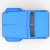 Cab of Vintage GATR Racing Semi truck Version 3 Scale 1:25 - Thumbnail 7