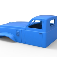 Cab of Vintage GATR Racing Semi truck Version 3 Scale 1:25 - Thumbnail 8