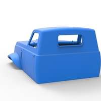 Cab of Vintage GATR Racing Semi truck Version 3 Scale 1:25 - Thumbnail 9