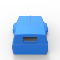 Cab of Vintage GATR Racing Semi truck Version 3 Scale 1:25 - Thumbnail 10