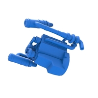 Twin Turbo engine V8 for semi truck Scale 1:25 - Thumbnail 3