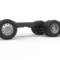 Chassis of Vintage GATR Racing Semi truck Version 3 Scale 1:25 - Thumbnail 2