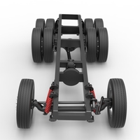 Chassis of Vintage GATR Racing Semi truck Version 3 Scale 1:25 - Thumbnail 7